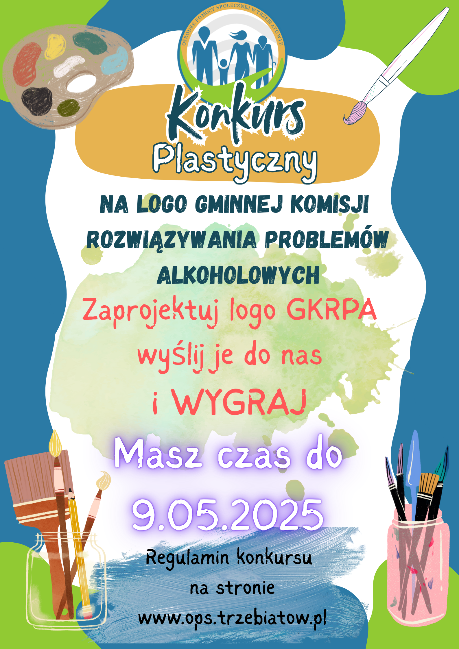 Plakat informacyjny - konkurs na&nbsp;logo GKRPA