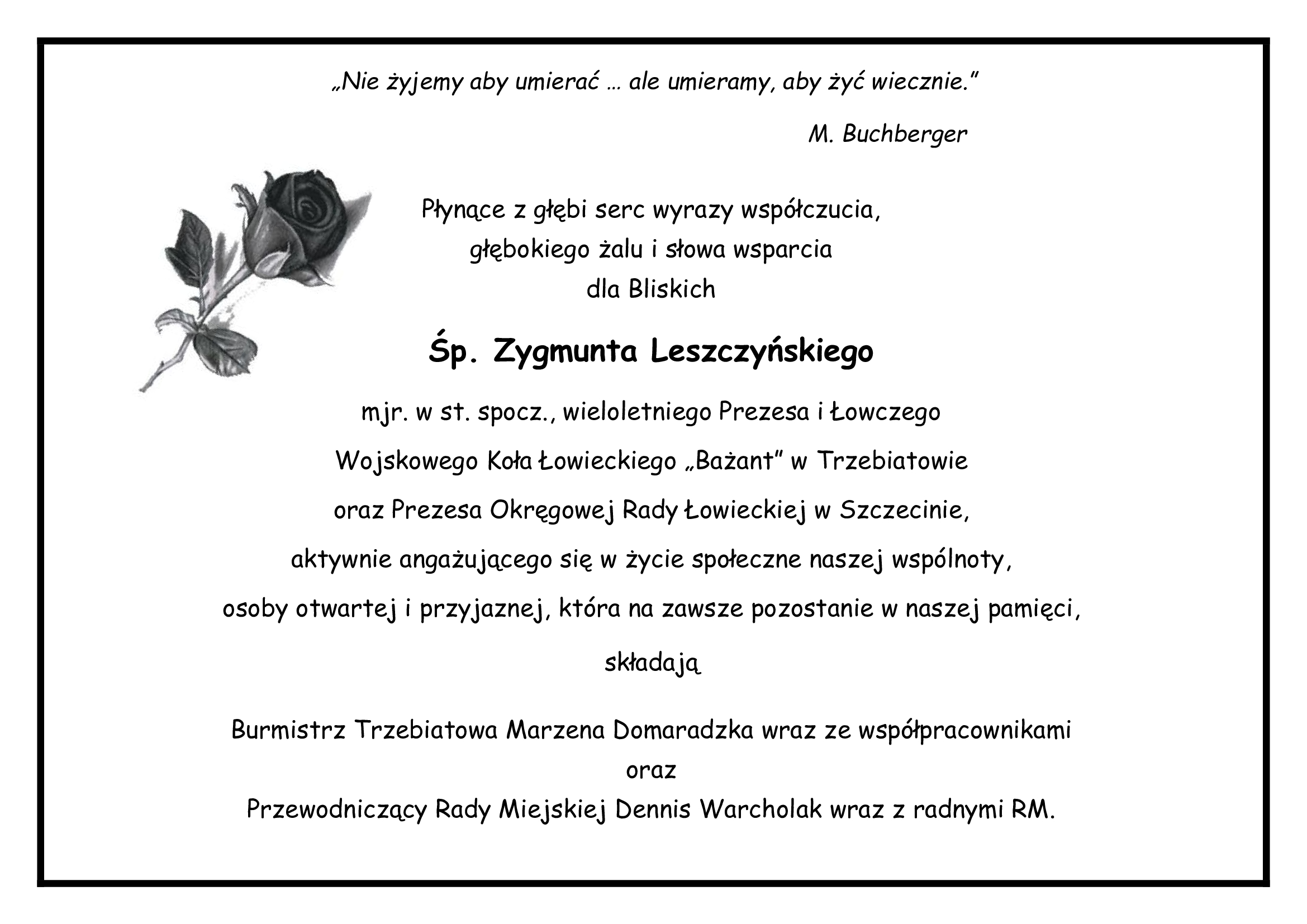 Kondolencje