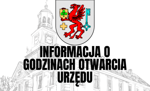 Infografika informacje o godzinach otwarcia urzędu