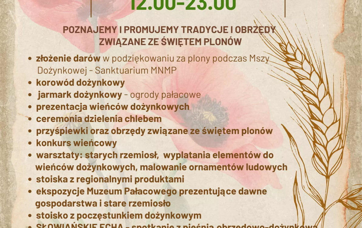 Zdjęcie do Tradycje i obrzędy dożynkowe &ndash; Trzebiat&oacute;w, 13 września 2025 r.