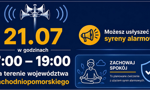 Ćwiczenie z użyciem syren alarmowych
