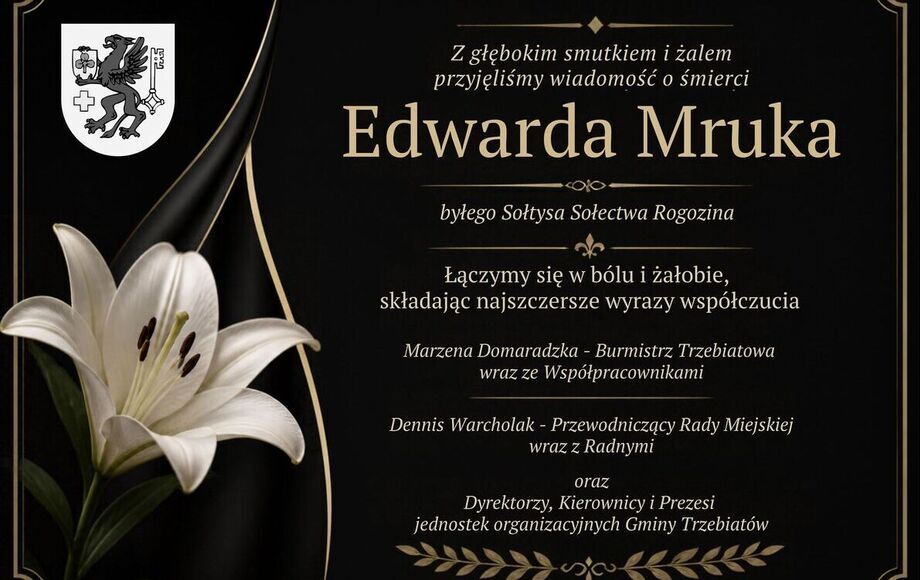 Zmarł Edward Mruk, były sołtys Sołectwa Rogozina