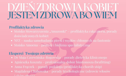 Zdjęcie do &bdquo;Jestem Zdrowa, bo wiem!&rdquo; &ndash; zaproszenie na wydarzenie dla kobiet w Gminie Trzebiat&oacute;w