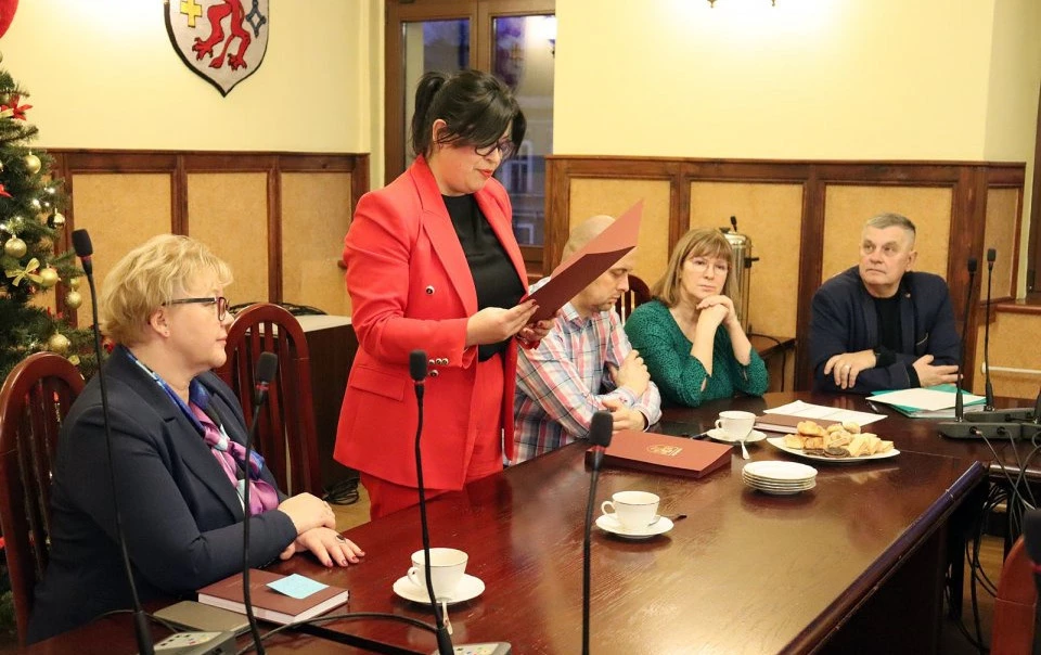 Zdjęcie do Spotkanie z&nbsp;Sołtysami i&nbsp;Przewodniczącymi Rad Osiedli w&nbsp;trzebiatowskim Ratuszu