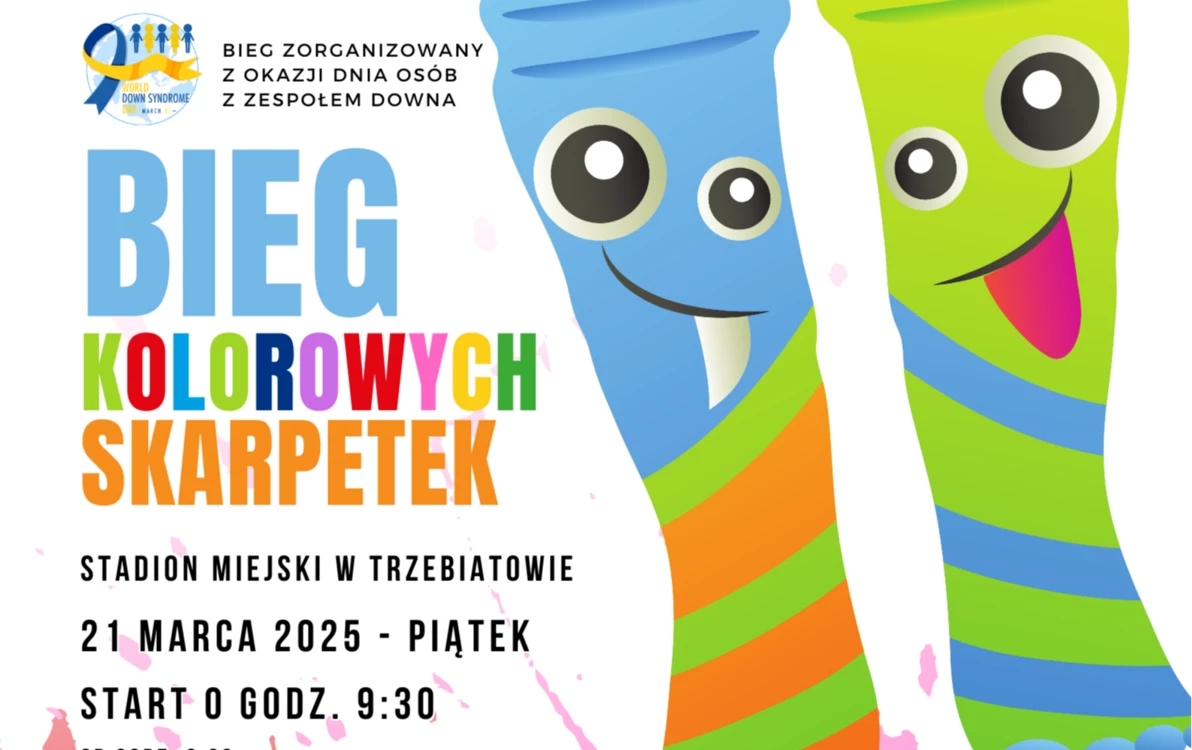 Zdjęcie do Bieg Kolorowych Skarpetek &ndash; Trzebiat&oacute;w 2025