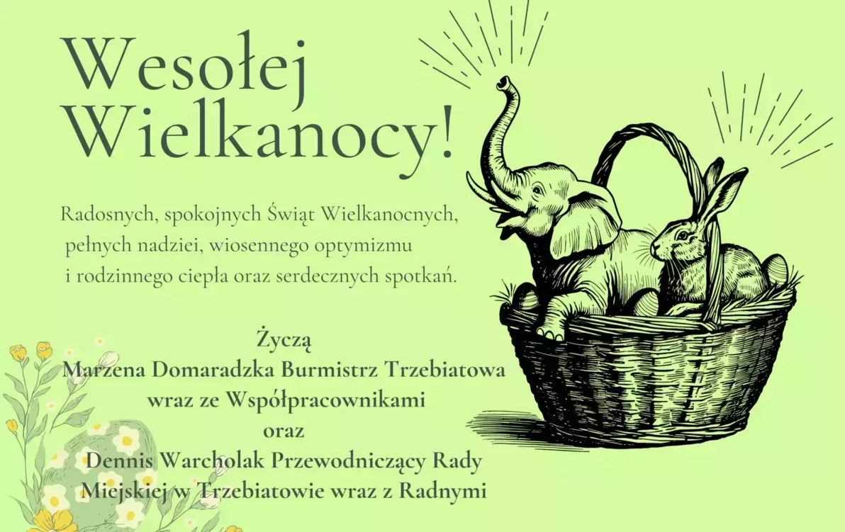Zdjęcie do Wielkanocne życzenia dla Mieszkańc&oacute;w Gminy Trzebiat&oacute;w