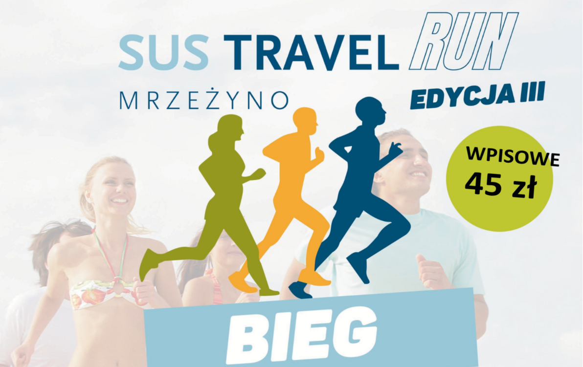 Zdjęcie do Ruszyły zapisy na III edycję biegu SUS TRAVEL RUN, kt&oacute;ra odbędzie się 20 lipca 2025 roku w nadmorskim Mrzeżynie.