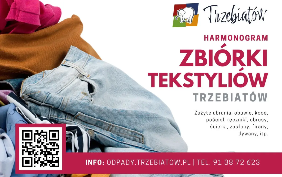 Zdjęcie do Objazdowa zbi&oacute;rka tekstyli&oacute;w w Trzebiatowie