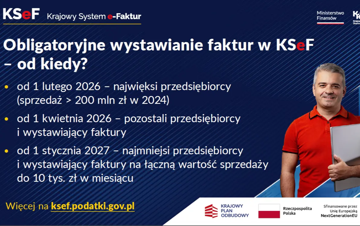 Zdjęcie do Bezpłatne szkolenie z obsługi Krajowego Systemu e-Faktur (KSeF)