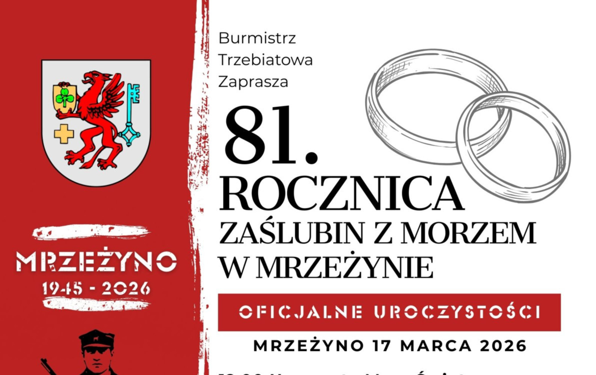 Zdjęcie do 81. Rocznica Zaślubin z Morzem w Mrzeżynie (1945&ndash;2026) - Zapraszamy!