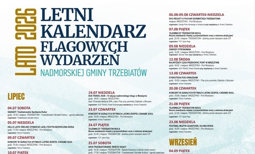 LATO 2026 W NADMORSKIEJ GMINIE TRZEBIATÓW!  