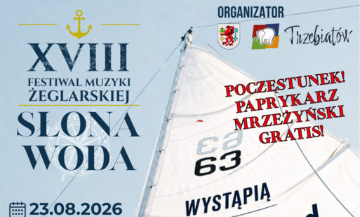 Festiwal Piosenki Żeglarskiej „Słona Woda” wraca do Mrzeżyna
