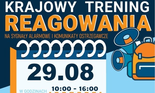 Zdjęcie do W sobotę 29 sierpnia przyjdź na Krajowy Trening Reagowania! &nbsp;