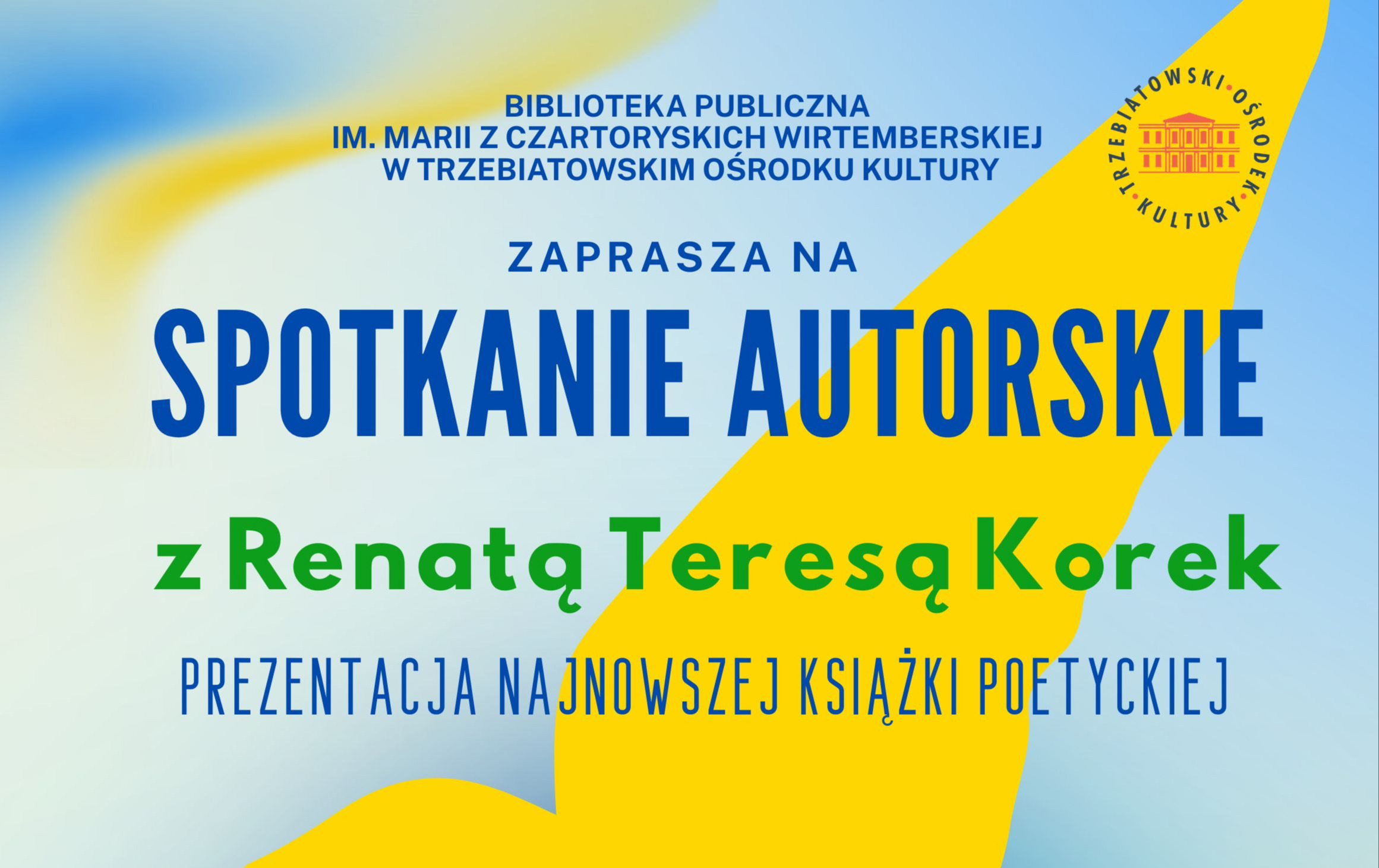 Zdjęcie do Zaproszenie na spotkanie autorskie