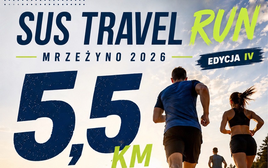 Zdjęcie do Ruszyły zapisy na IV edycję SUS TRAVEL RUN &ndash; MRZEŻYNO