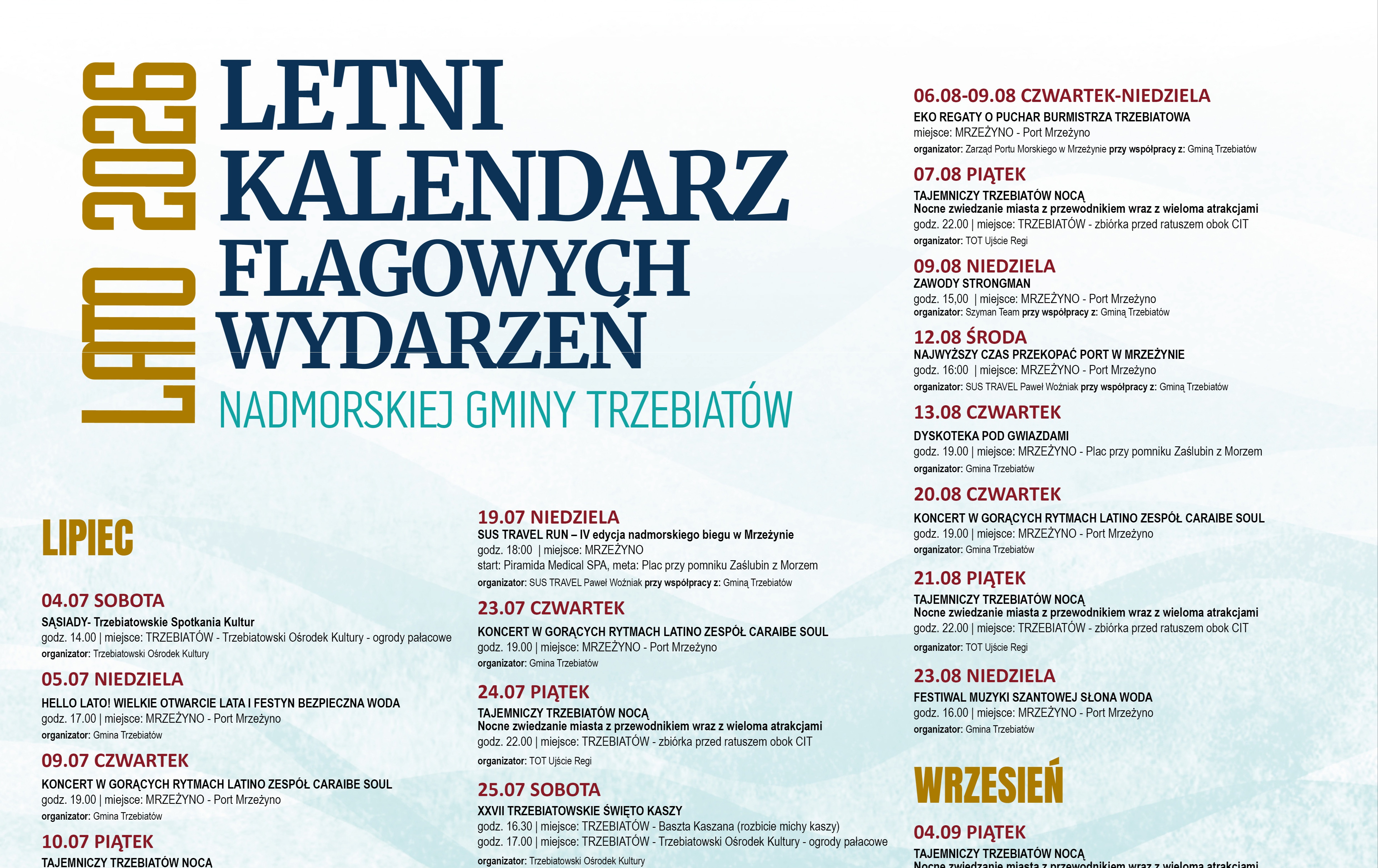 Zdjęcie do LATO 2026 W NADMORSKIEJ GMINIE TRZEBIAT&Oacute;W! &nbsp;