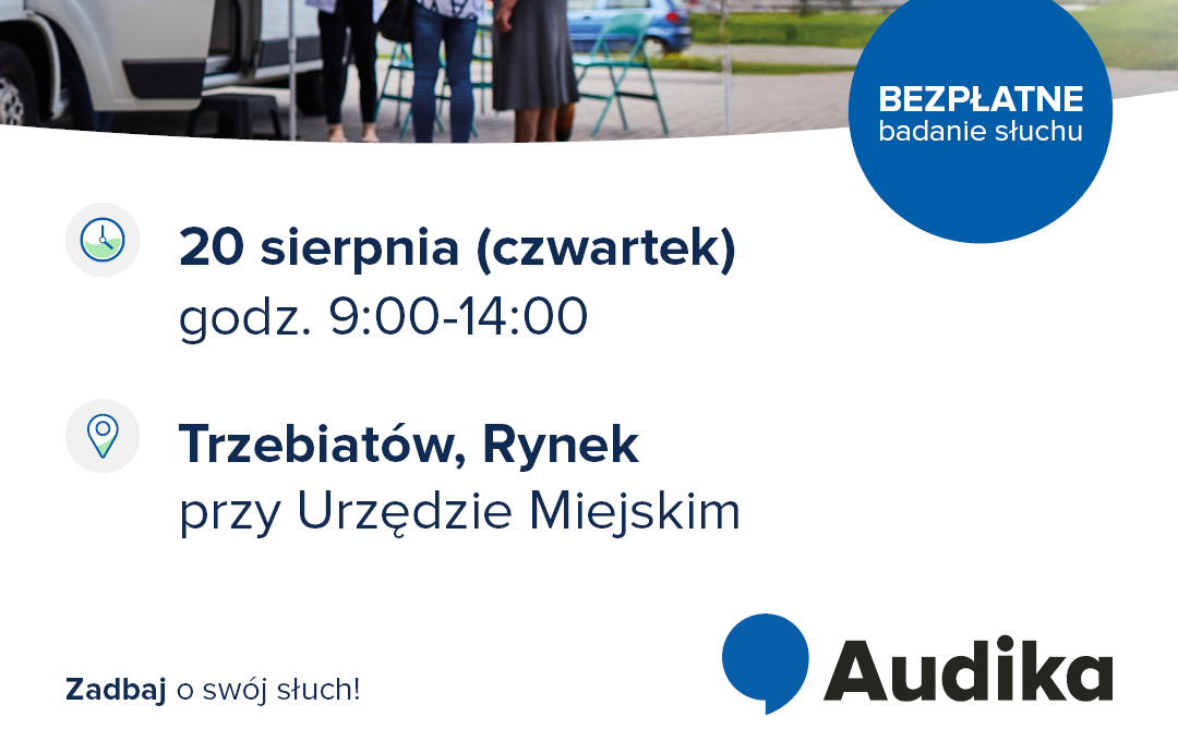 Zdjęcie do Bezpłatne badania słuchu w Trzebiatowie &ndash; Słuchobus Audika!