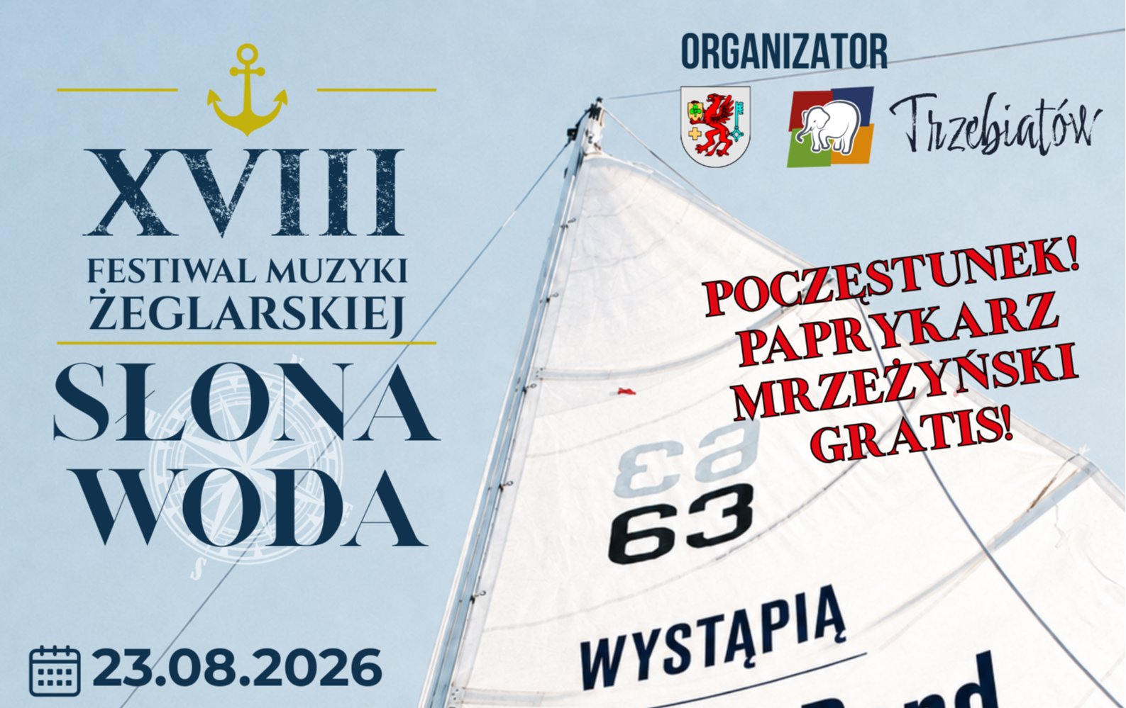 Zdjęcie do Festiwal Piosenki Żeglarskiej &bdquo;Słona Woda&rdquo; wraca do Mrzeżyna