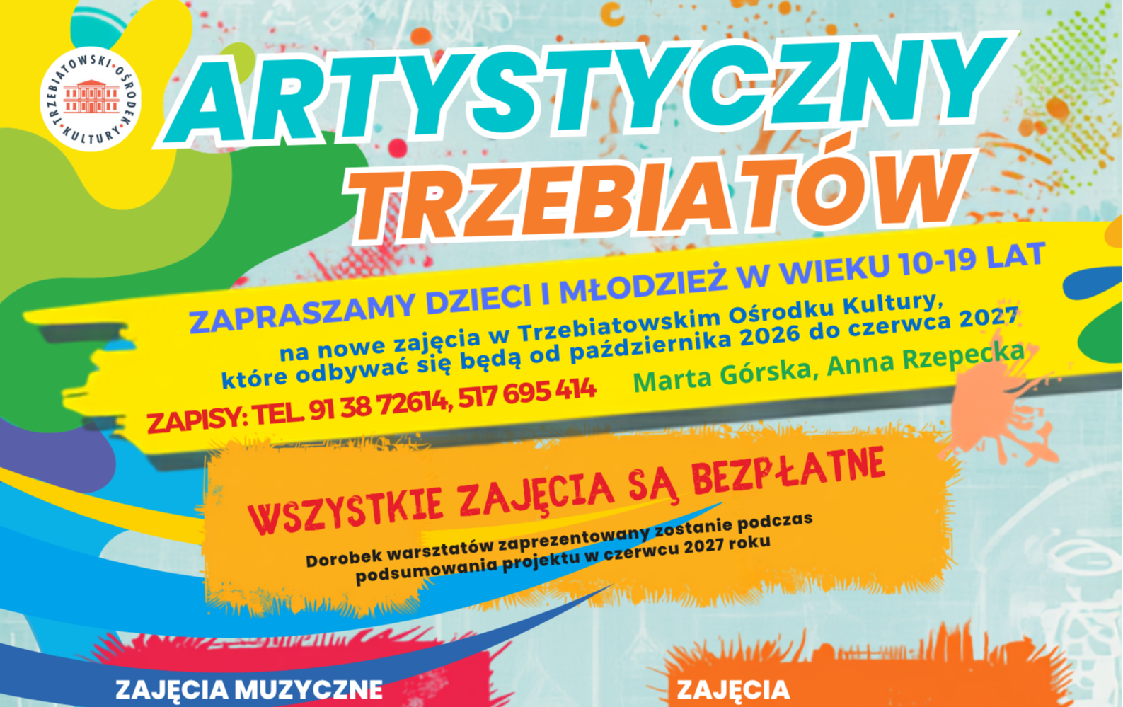 Zdjęcie do Rusza projekt "Artystyczny Trzebiat&oacute;w" w Trzebiatowskim Ośrodku Kultury!